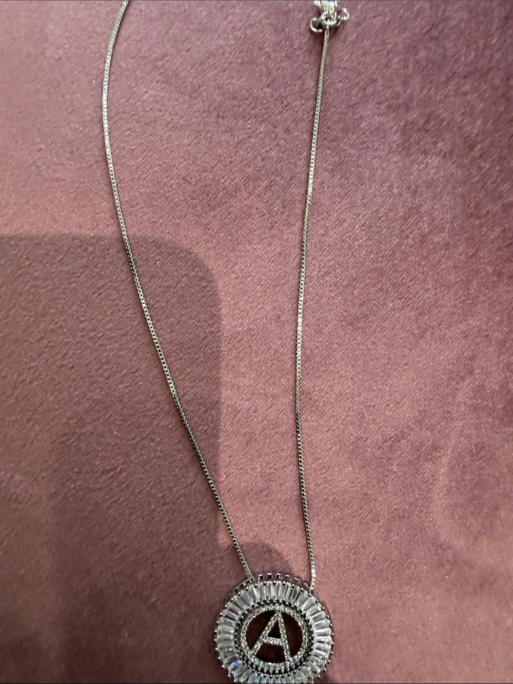 A crystal pendant
